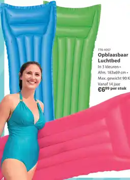 Toys2Play Bestway Luchtbed 182 x 69 cm Assorti aanbieding
