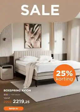 TotaalBED Boxspring Avion aanbieding