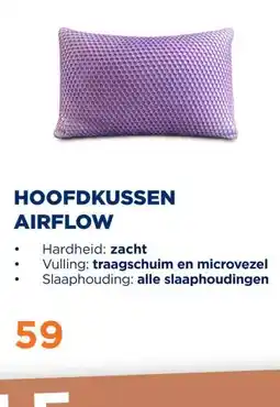 TotaalBED Hoofdkussen Airflow | traagschuim aanbieding