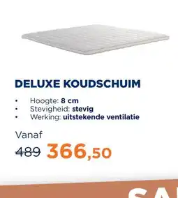 TotaalBED Topmatras Deluxe | koudschuim aanbieding