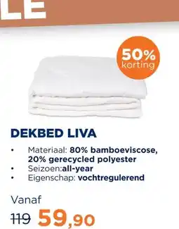 TotaalBED Dekbed Liva bamboe | all year aanbieding