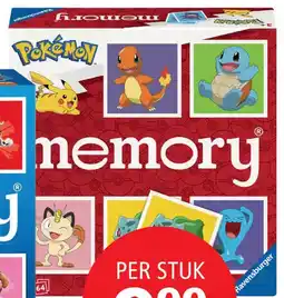 Toys2Play Ravensburger spel memory Pokémon aanbieding
