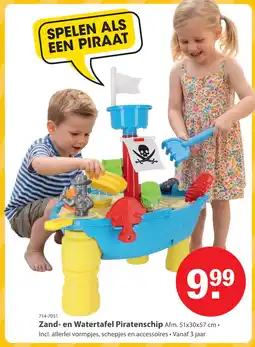 Toys2Play Piraten zandwater tafel aanbieding