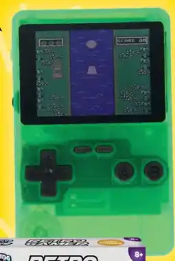 Top1Toys Top1Toys Amazing Cool Arcade game console met kleurenscherm 7 cm doorzichtig groen aanbieding