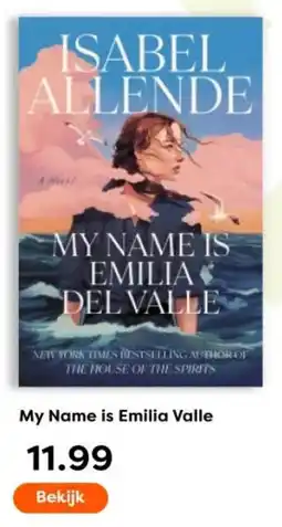 The Read Shop My Name is Emilia Valle aanbieding