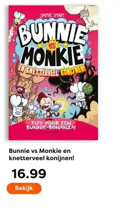 The Read Shop Bunnie vs Monkie en knetterveel konijnen! aanbieding