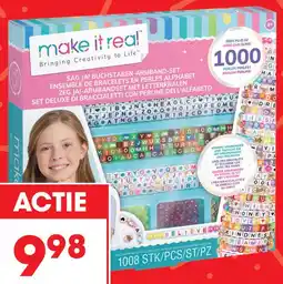 Top1Toys Make It Real Alfabet kralen set aanbieding