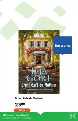 The Read Shop Grand Café du Malheur aanbieding
