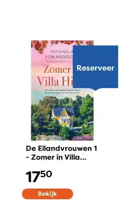 The Read Shop De Eilandvrouwen 1 - Zomer in Villa Hilda aanbieding