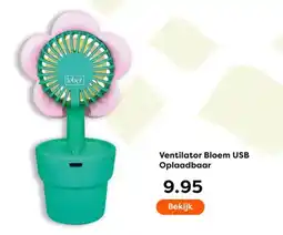 The Read Shop Ventilator Bloem USB Oplaadbaar aanbieding