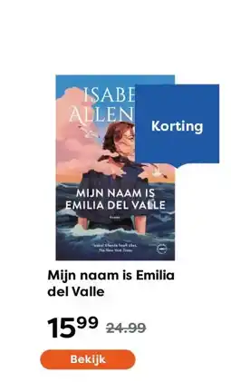 The Read Shop Mijn naam is Emilia del Valle aanbieding