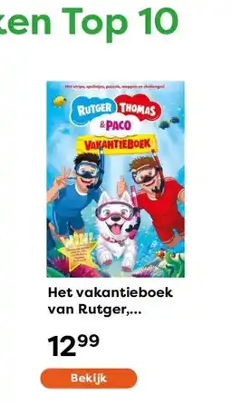The Read Shop Het vakantieboek van Rutger, Thomas en Paco aanbieding