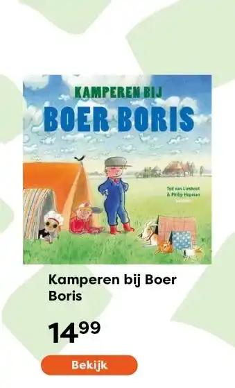 The Read Shop Kamperen bij Boer Boris aanbieding