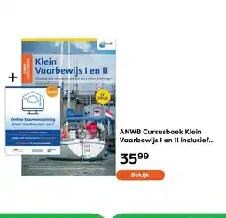 The Read Shop ANWB Cursusboek Klein Vaarbewijs I en II inclusief online examentraining aanbieding