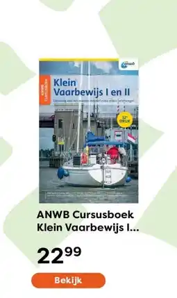 The Read Shop ANWB Cursusboek Klein Vaarbewijs I en II aanbieding