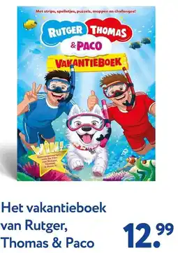 Primera Het vakantieboek van Rutger, Thomas en Paco aanbieding