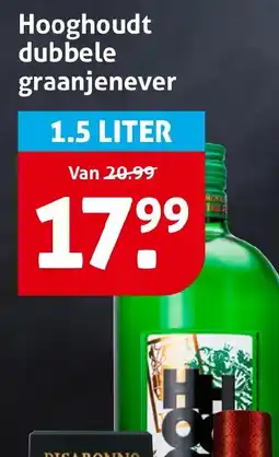 Hoogvliet Hooghoudt dubbele graanjenever aanbieding