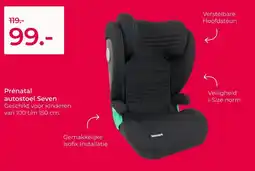 Prenatal Prénatal autostoel Seven aanbieding