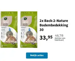 Plein.nl 2x Back-2-Nature Bodembedekking 30 aanbieding