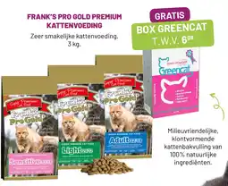 Pets & Co FRANK'S PRO GOLD PREMIUM KATTENVOEDING aanbieding