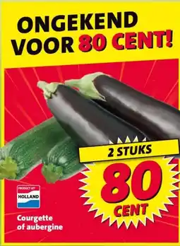 Nettorama Courgette of aubergine aanbieding