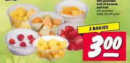 Nettorama Vers gesneden fruit of bavarois met fruit aanbieding