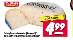 Nettorama Schephoeve boerderijkaas olijf- tomaat* of hommage geitenkaas* aanbieding
