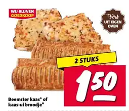 Nettorama Beemster kaas* of kaas-ui broodje* aanbieding