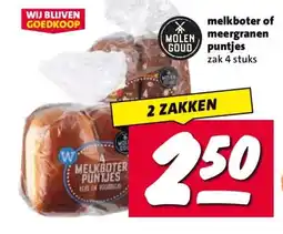Nettorama melkboter of meergranen puntjes aanbieding