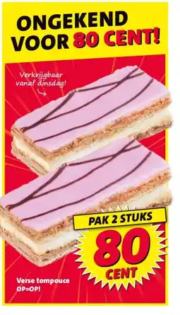 Nettorama Verse tompouce OP=OP! aanbieding