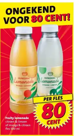 Nettorama Fruity lemonade citroen & limoen aanbieding