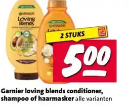 Nettorama Garnier loving blends conditioner, shampoo of haarmasker aanbieding