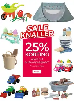 Prenatal op al het buitenspeelgoed* aanbieding