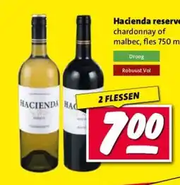 Nettorama Hacienda reserve aanbieding