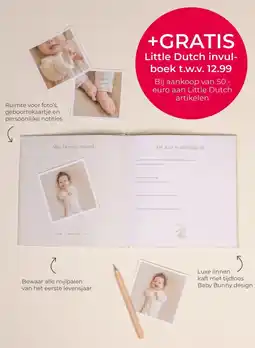 Prenatal Bij aankoop van 50.- euro aan Little Dutch artikelen aanbieding