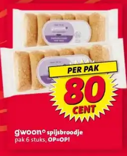 Nettorama gwoon spijsbroodje aanbieding