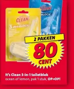 Nettorama It's Clean 3-in-1 toiletblok aanbieding