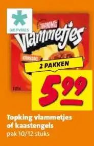 Nettorama Topking vlammetjes of kaastengels aanbieding