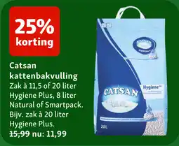 Maxi Zoo Catsan kattenbakvulling aanbieding