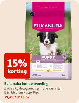 Maxi Zoo Eukanuba hondenvoeding aanbieding