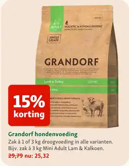 Maxi Zoo Grandorf hondenvoeding aanbieding