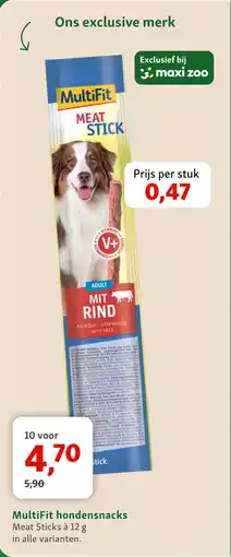 Maxi Zoo MultiFit hondensnacks aanbieding