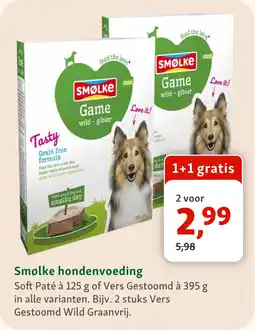 Maxi Zoo Smolke hondenvoeding aanbieding