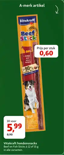 Maxi Zoo Vitakraft hondensnacks aanbieding
