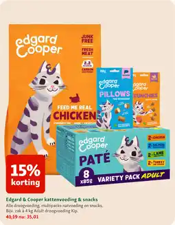 Maxi Zoo Edgard & Cooper kattenvoeding & snacks aanbieding