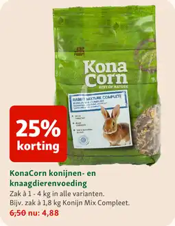 Maxi Zoo KonaCorn konijnen- en knaagdierenvoeding aanbieding
