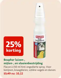 Maxi Zoo Beaphar luizen-, mijten-, en vlooienbestrijding aanbieding