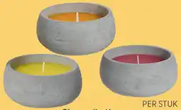 Marskramer Citronella kaars wax 3 assorti buiten aanbieding