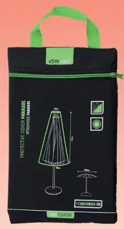 Marskramer Pro Garden afdekhoes voor parasol zwart aanbieding