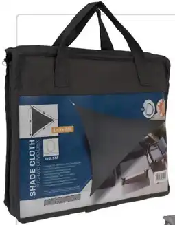 Marskramer Schaduwdoek driehoek donker grijs 3m aanbieding
